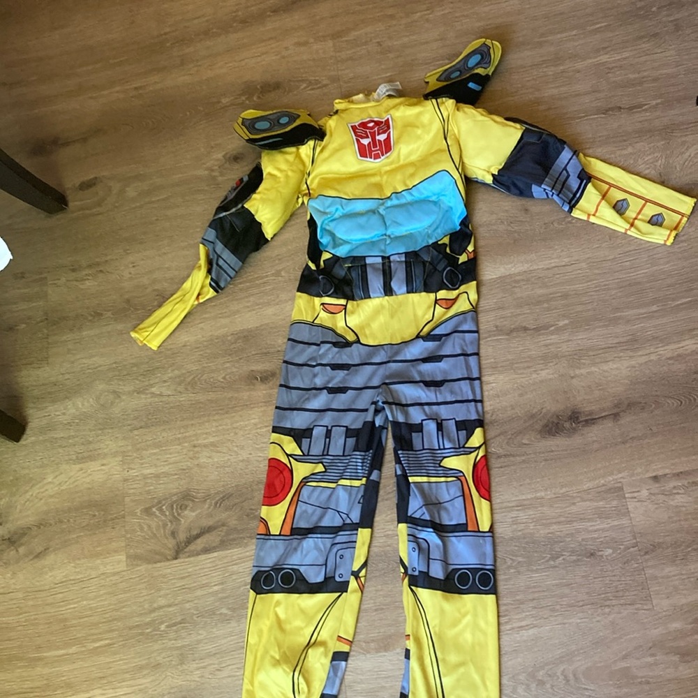 Bumblebee transformer Halloween boys costume